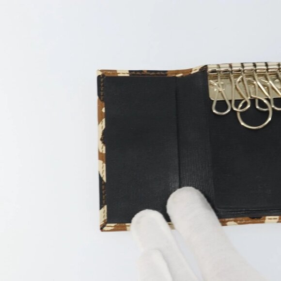 GUCCI Key Case Leather Brown Gold 354499 Auth - Picture 12 of 16